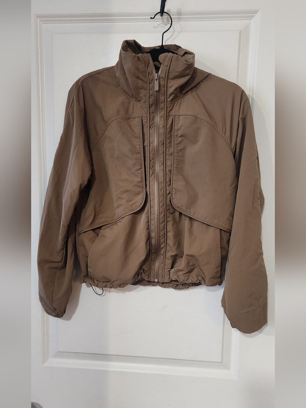 lululemon athletica Tan Puffer Jacket with High Collar - Picture 10 of 12